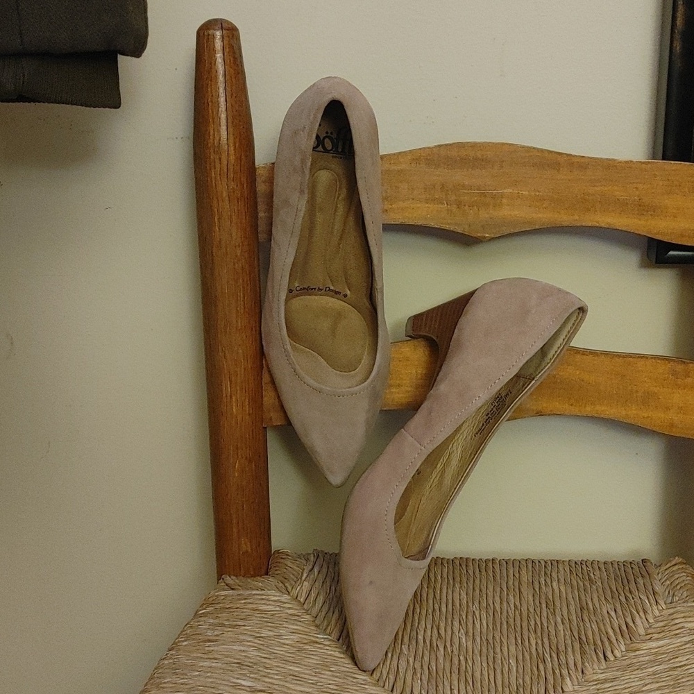 Blush Suede Söfft Pumps 7.5 M